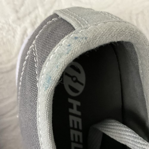 HEELYS Pro 20 Men's Size 7 HES10455 Skate Shoes Roller Sneakers Gray Canvas EUC - Picture 9 of 9