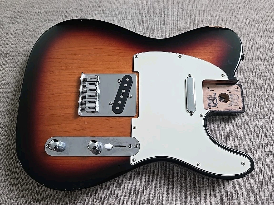 2015 Fender Mim Standard Telecaster LOADED BODY Sunburst Tele