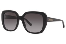 Michael Kors Manhasset MK2140 30058G Sunglasses Women's Black/Grey Gradient 55mm