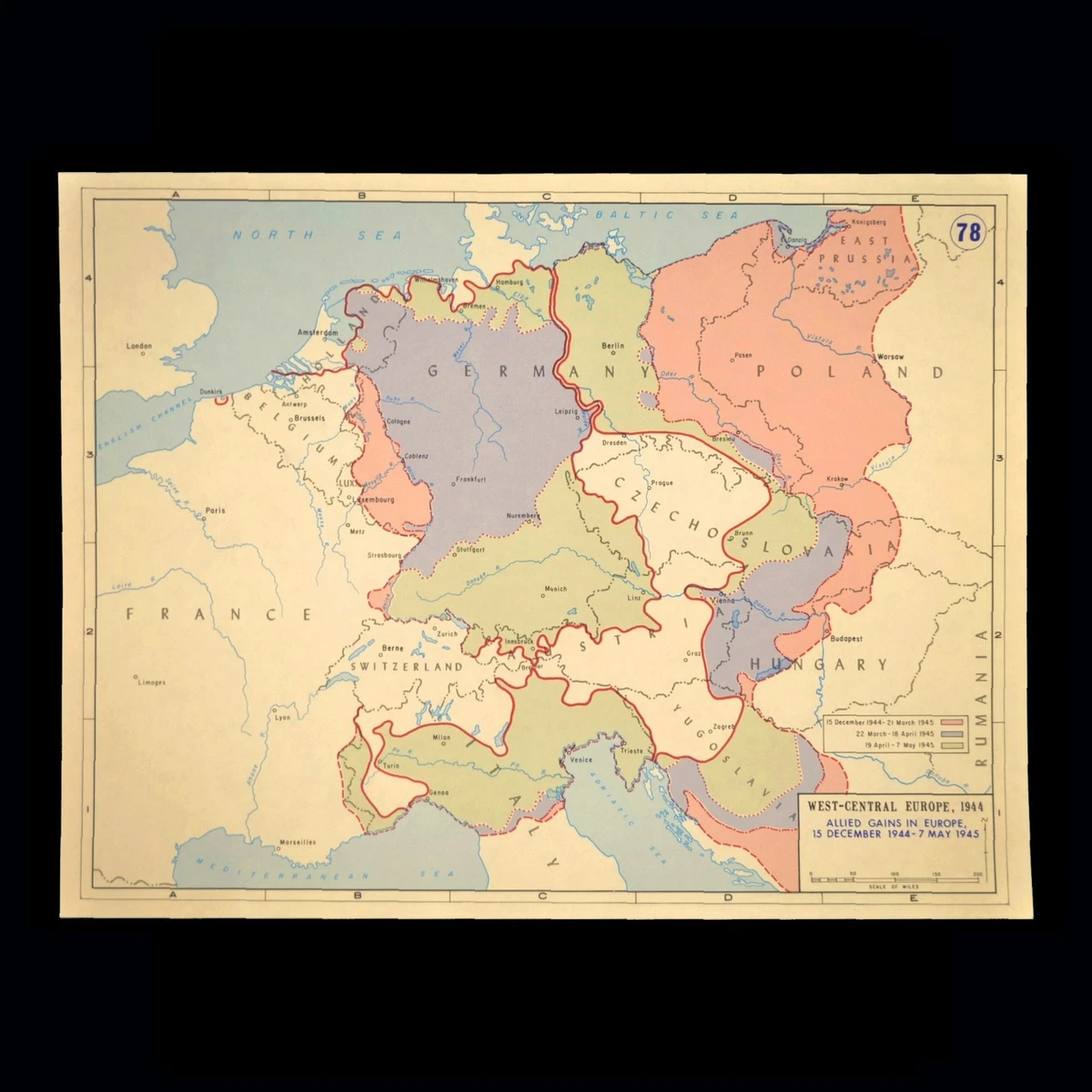 25+ Antique European Maps & Atlases 1980-1989 Date Range for sale