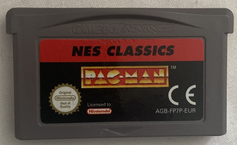 Pac-Man Nes Classics (Nintendo Game Boy Advance, GBA) Cartridge Only- Working