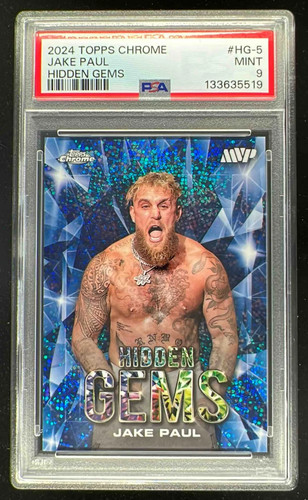 Jake Paul #HG-5 2024 Topps Chrome Hidden Gems card