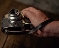 Handmade Leather Camera Wrist Strap 1/4 Screw for LEICA Leica ia iii iia iiif