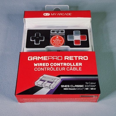 My Arcade Gamepad Retro Wired Controller SNES Classic Edition NES Classic Wii U