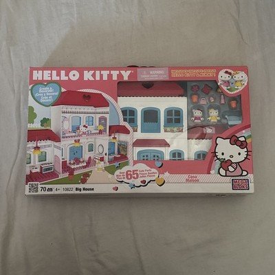 Hello Kitty Mega Bloks New in sealed box Big House 70pcs 10822 Retired Series
