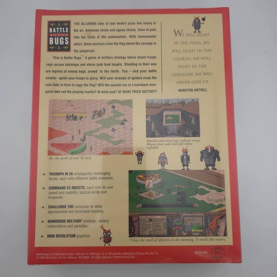 Battle Bugs: Command Insect Soldiers, 1994, Big Box, New & Sealed - Image 3 of 4