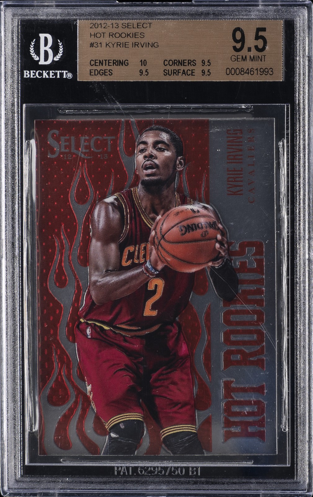 2012-13 SELECT HOT ROOKIES #31 KYRIE IRVING BGS 9.5