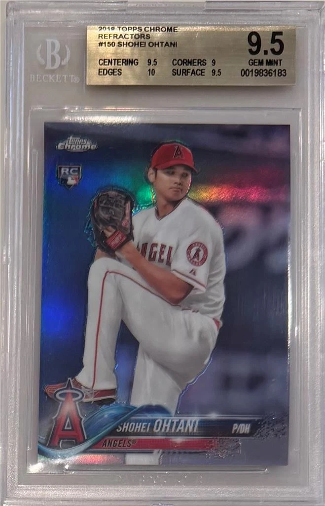 Shohei Ohtani Grade 9.5 Baseball Sports Trading Cards