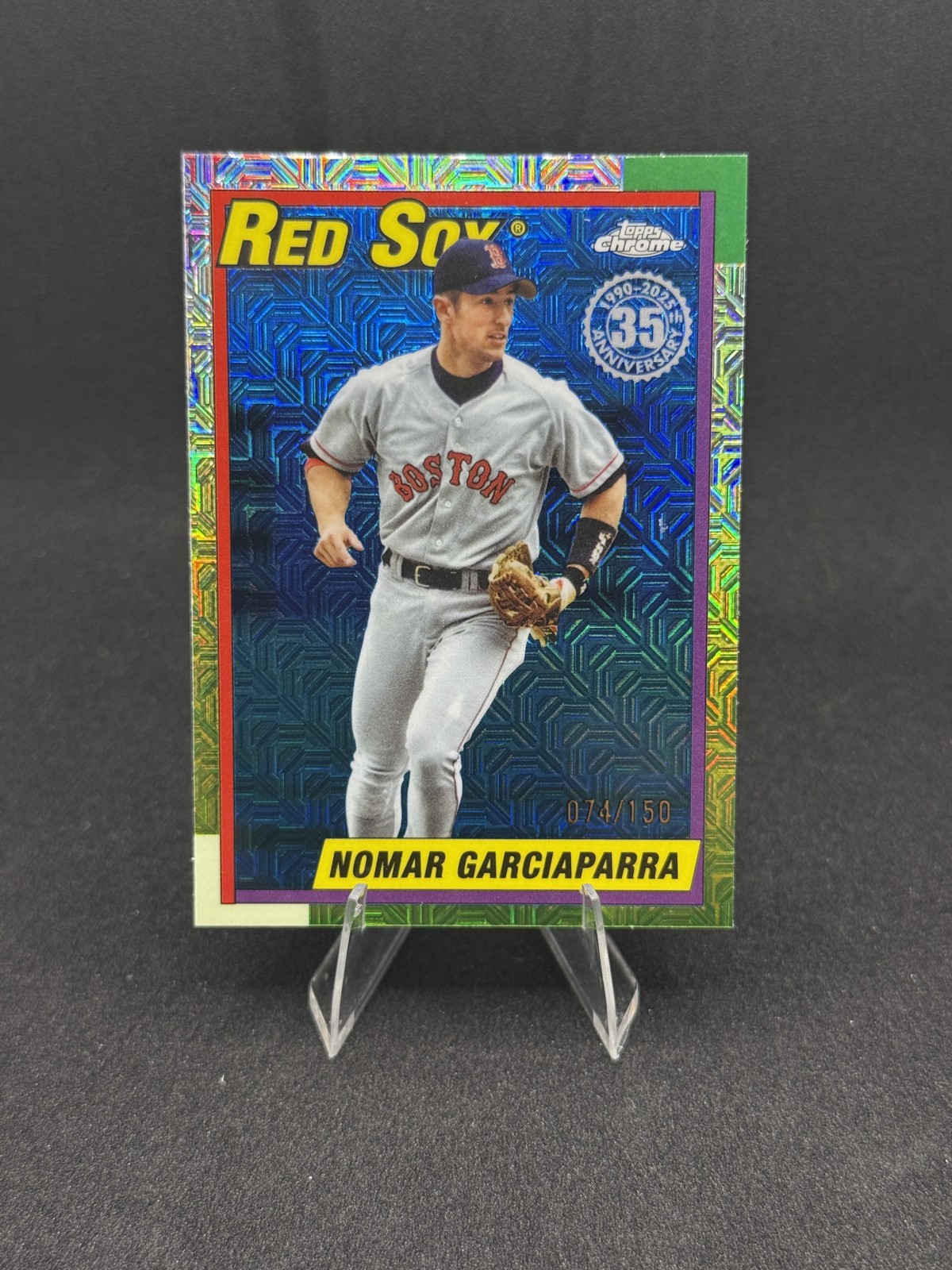 2025 Topps Update Silver Pack Mojo Blue Nomar Garciaparra Red Sox /150