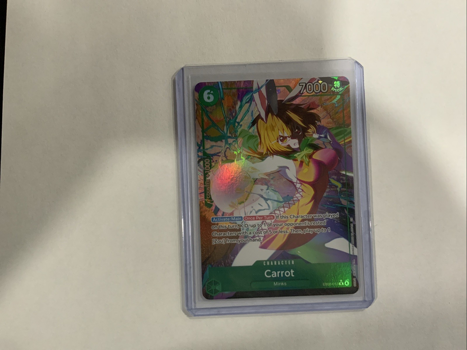 One Piece TCG - Carrot EB03-013 Alt Art - The Heroines Edition NM
