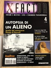 Rivista Magazine X FACTOR 4 Enigmi e misteri Ufo Fenomeni Paranormali