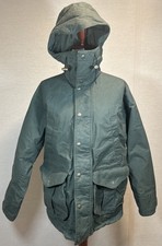 Filson Ranger Insulated Field Jacket Deep Forest Sz Sm Green Hunting Detach Hood