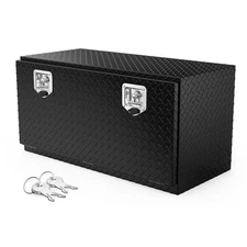 36" Aluminum Truck Bed Tool Box with Dual Lock & Keys Trailer Tool Box for Pick