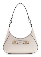 Guess Mimina Top Zip Shoulder Bag Schultertasche Tasche Stone Creme Neu