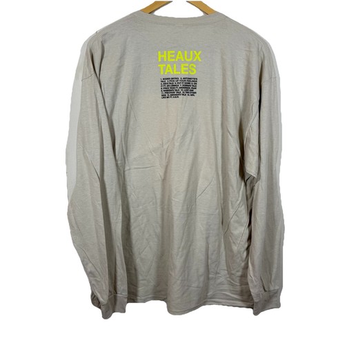 Jazmine Sullivan Beige Size XL / Small Graphic Tee Long Sleeve NWOT - Afbeelding 4 van 6