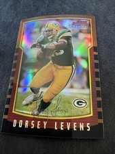 2000 Bowman Chrome Dorsey Levens Refractor Green Bay Packers #82, Mint