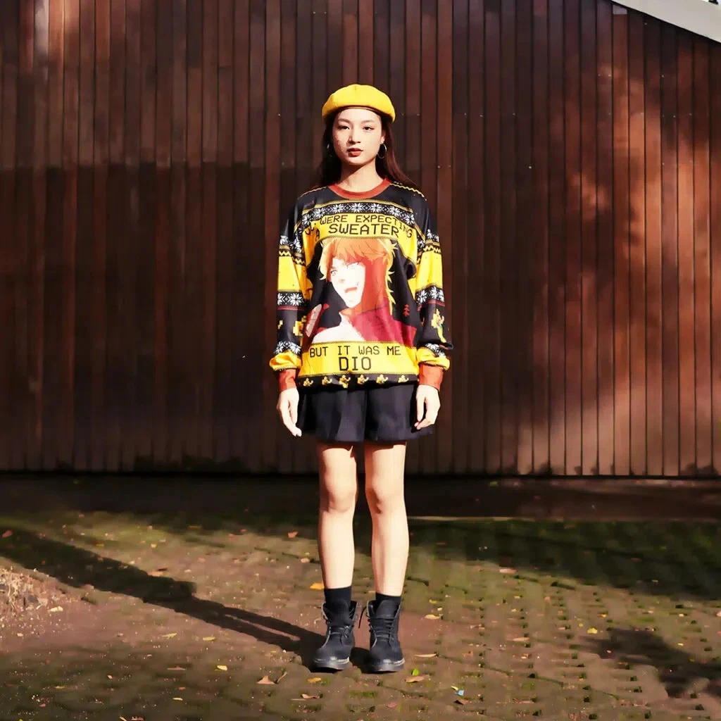 It was Me Dio Jojo's Bizarre Adventure Ugly Christmas Sweater