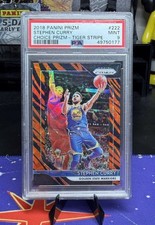 2018-19 Panini Prizm - Stephen Curry #222 Choice Tiger Stripes Prizm