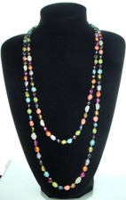 68 inch 7-8mm Multi-Colored Freshwater Pearls Necklace
