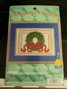 Janlynn Counted Cross Stitch The Spirit Of Christmas  Wreath