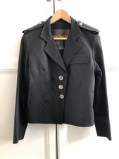Louis Vuitton Black Cotton Jacket Ladies Size 40
