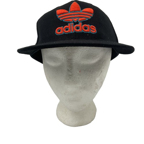 Adidas Herren Größe 7 1/4 schwarz Wollmischung Baseballkappe