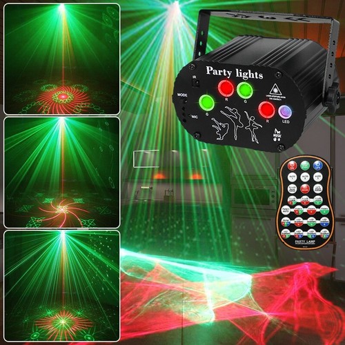 Party Lights, Dj Disco Ball Light with Pattern Projection and Sound Activated - Picture 14 of 34