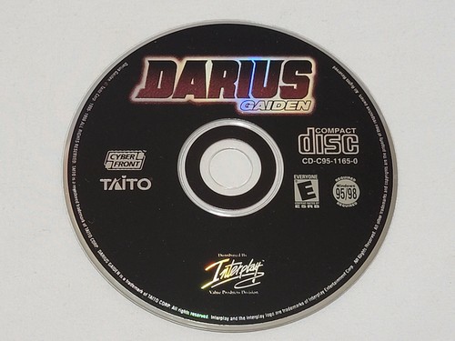 Darius Gaiden PC Game Taito Aerial Shooter Win 95 Computer CD darus gaden US Ver - Picture 2 of 5
