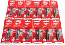 24 MILWAUKEE SHOCKWAVE 2" IMPACT T30 TORX STAR MAGNETIC SCREW BITS 48-32-4914