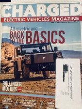 “charged”-ELECTRIC VEHICLES CARS Magazine May/June 2018 Issue—bagged !