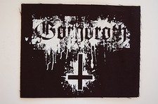 Gorgoroth Cloth Patch Sew On Badge Black Metal Marduk Approx 4"X5" CP235