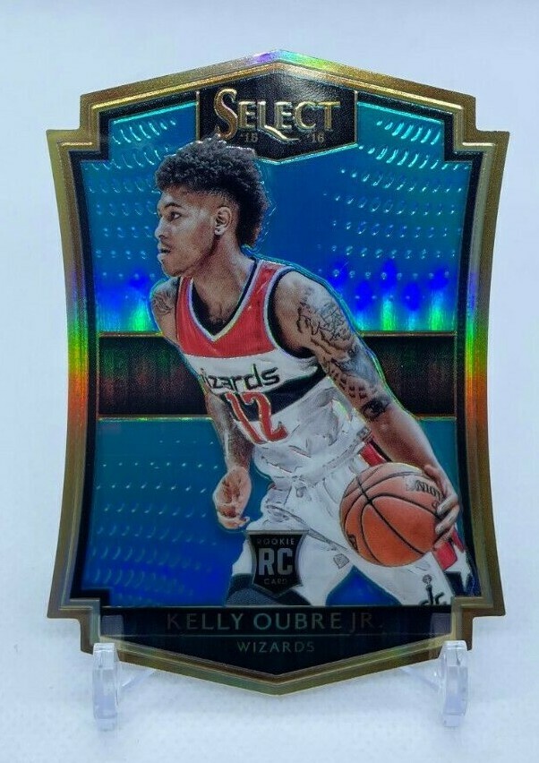 2015 Kelly Oubre Select Blue Prizm Die Cut #146 rookie #/199