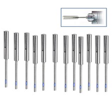 12 Mini Split Reinforced Mandrels Straight 3/32” Shank Jewelry Flexshaft Rotary