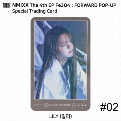NMIXX The 4th EP Album Fe3O4 : FORWARD POP-UP Special Trading Card