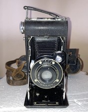 Kodak Vigilant Junior SIX-20 folding camera w/Dakon shutter Bimat lens  Case