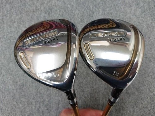 Unused HONMA GOLF BERES 2019 2PCS SET 5W 7W Flex-R 3STAR ARMRQ 47 No Head Cover - Picture 12 of 12