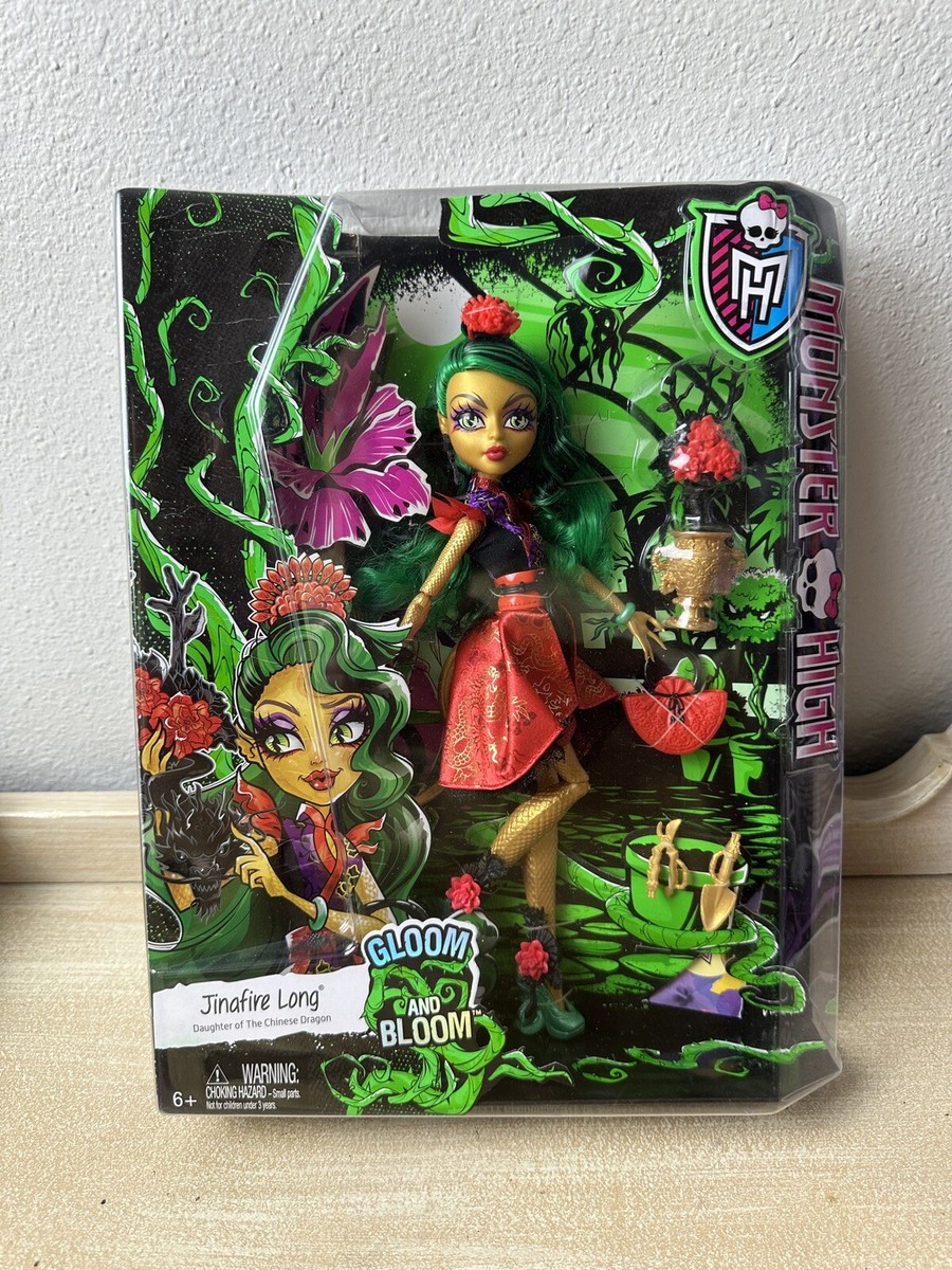 NIB RARE HTF MONSTER HIGH DOLL JINAFIRE LONG GLOOM AND BLOOM | eBay