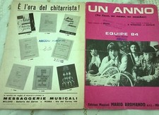 (d) SPARTITO MUSICALE " UN ANNO " EQUIPE 84 testi italiani MOGOL