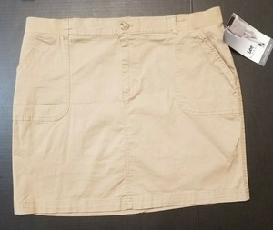 Lee Riders Womens Mid-Rise Utility Skort Skirt Wheat 16M Pockets NWT SHIPS FAST 191057568367 | eBay