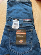 Dickies Active Waist 5-Pocket Flex Performance Pants, Size: 34X34, Dark Was NEW