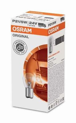 10x Stück OSRAM P21/5W 24V 21/5W BAY15d Original Faltschachtel Glühbirne LKW