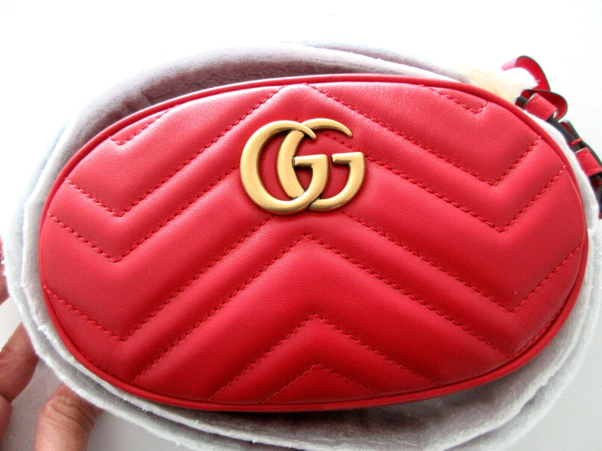 NWT Gucci Marmont Belt Bag GG Small Belt bag Size 85 476434