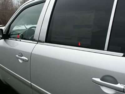 2003-2008 Honda Pilot 4Pc Chrome Window Sill Trim Accent Stainless Steel Overlay