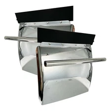 Stainless Quarter Fender For Semi Truck 24x24" Freightliner Kenworth Peterbilt