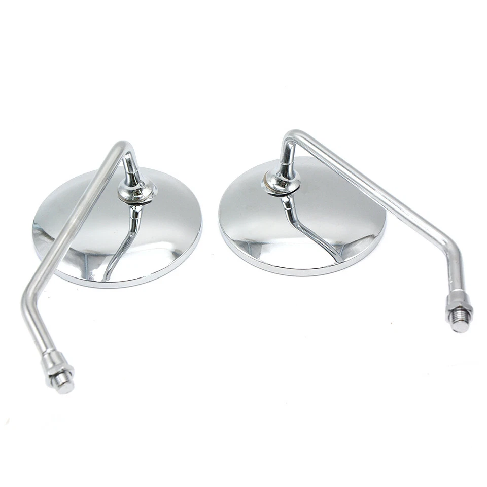 Espejo retrovisor redondo para moto Yamaha DS5/DS6/DS7 250 DT1 DT100 DT125 DT1E Foto 3 de 4