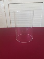 Glass Open Ended Hollow Candle Holder Cover Cylinder Hurricane Pillar 