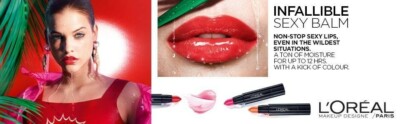L'oreal Infallible Sexy Balm - Sheer - 12h Feuchtigkeit, Break the Rules ROT BRANDNEU