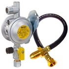 TRUMA GOK 8mm BULKHEAD REGULATOR & PIGTAIL 450mm PROPANE 30MBAR OUTLET VALVE