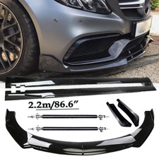 Front Bumper Lip Spoiler Kit 86.6 Car Side Skirt For Mercedes-benz C200 C250 Front Bumper Lip Spoiler Kit 86.6 Car Side Skirt For Mercedes-benz C200 C250