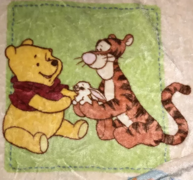 Green winnie the pooh blanket sales